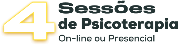 4 Sessões de Psicoterapia on-line ou presencial